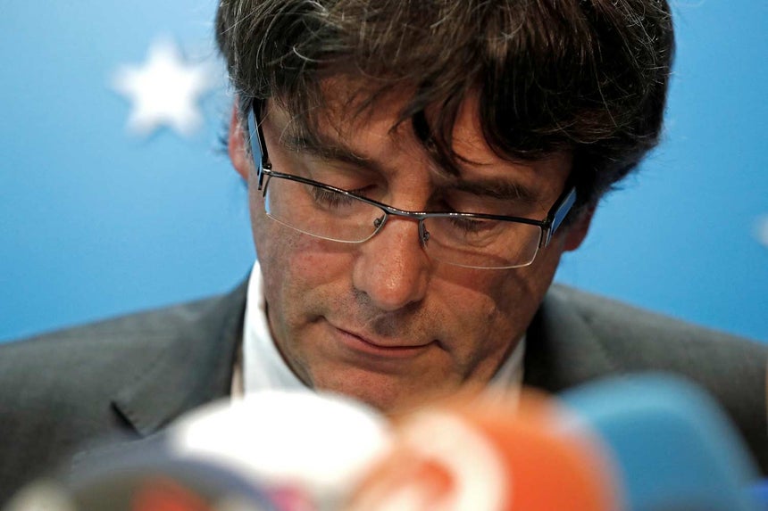 Resultado de imagem para Puigdemont não se vai apresentar perante a Audiência Nacional espanhola