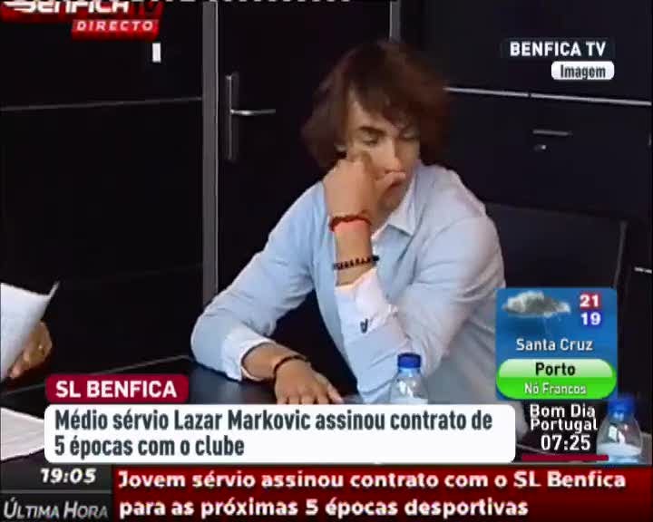 Lazar Markovic no Benfica