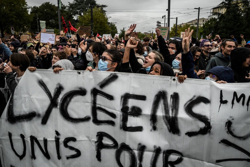 Imagem de Liceu francês encerrado por questões de segurança
