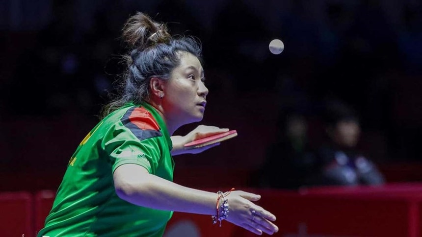 Jieni Shao já deixou o torneio de Saudi Smash
