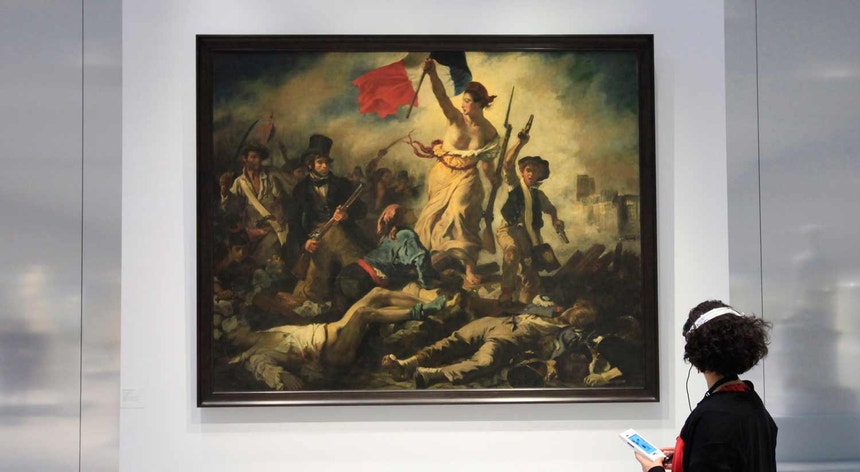 O famoso quadro de Delacroix

