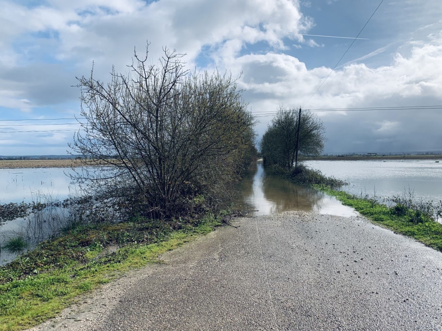Tempestade Joseph. Zona da Lezíria do Ribatejo já está inundada