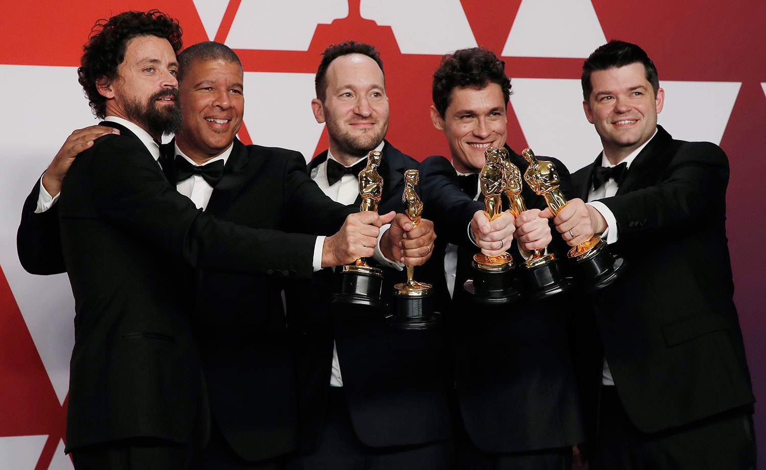  Bob Persichetti, Peter Ramsey, Rodney Rothman, Phil Lord e Christopher Miller /Mike Segar - Reuters 