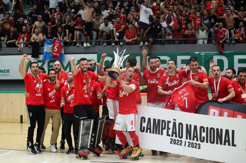 Benfica campeão nacional de hóquei em patins pela 24.ª vez