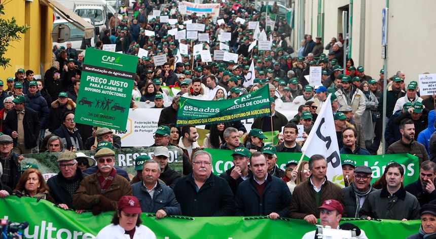 Os agricultores vão voltar a sair à rua, desta vez em Castelo Branco, para protestar contra a extinção da Secretaria de Estado da Agricultura
