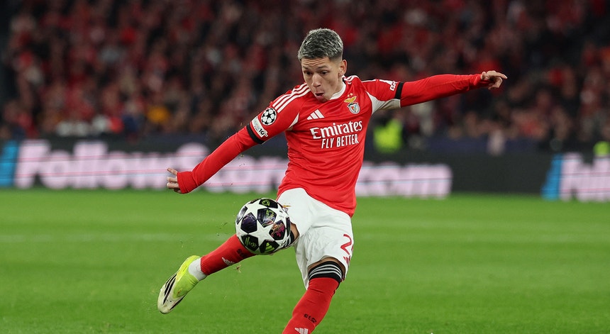 Imagem de Suspenso por um jogo. UEFA afasta Prestianni da partida com o Real Madrid