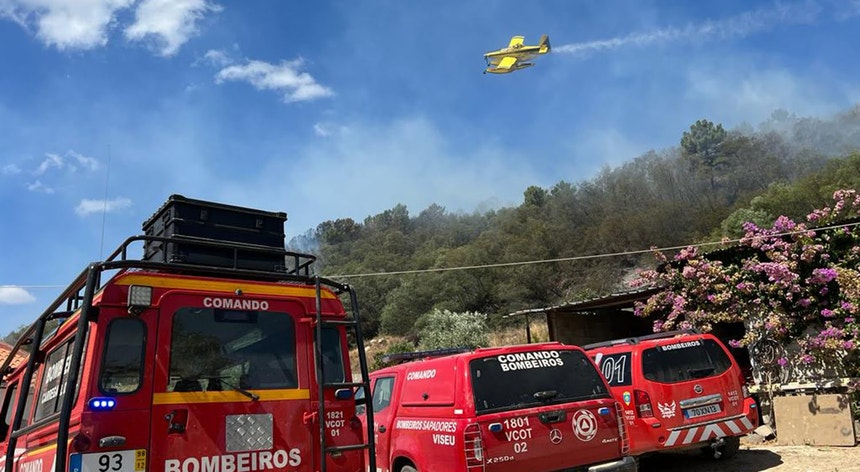 Imagem de Vinte concelhos de sete distritos em perigo máximo de incêndio