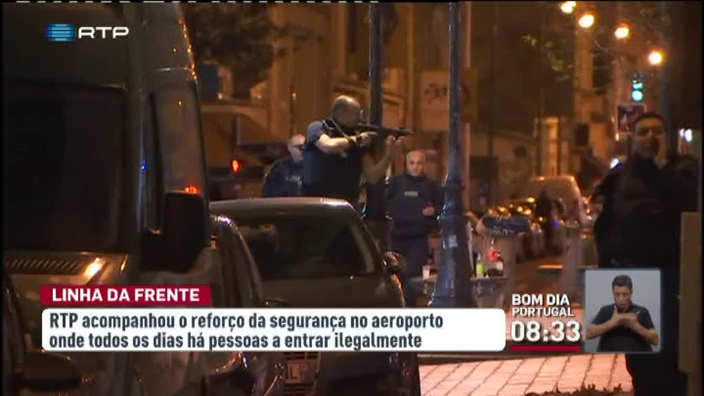 Lisboa Rtp RTP acompanhou reforço de segurança no Aeroporto de Lisboa