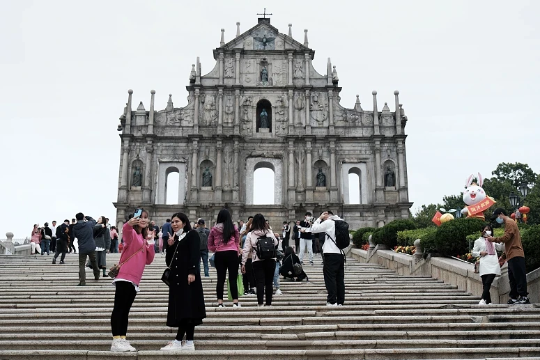 A economia de Macau está muito dependente do turismo
