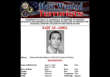 A al-Qaeda tem um novo rosto mas, por enquanto, apenas a título interino. Saif el Adel já era considerado um dos principais líderes da organização fundada por Osama Bin Laden
