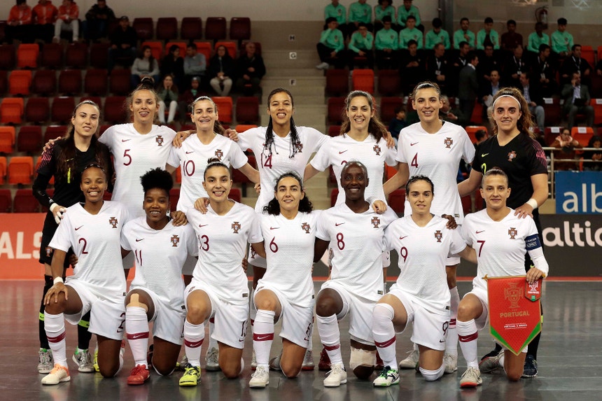 Seleção portuguesa feminina de futsal vence Rússia em jogo particular