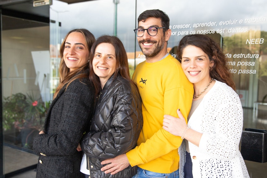 Investigadores do CINTESIS Rita Carvalho, João Tavares, Liliana Sousa e Tatiana Casado da Universidade das Ilhas Baleares (Espanha)
