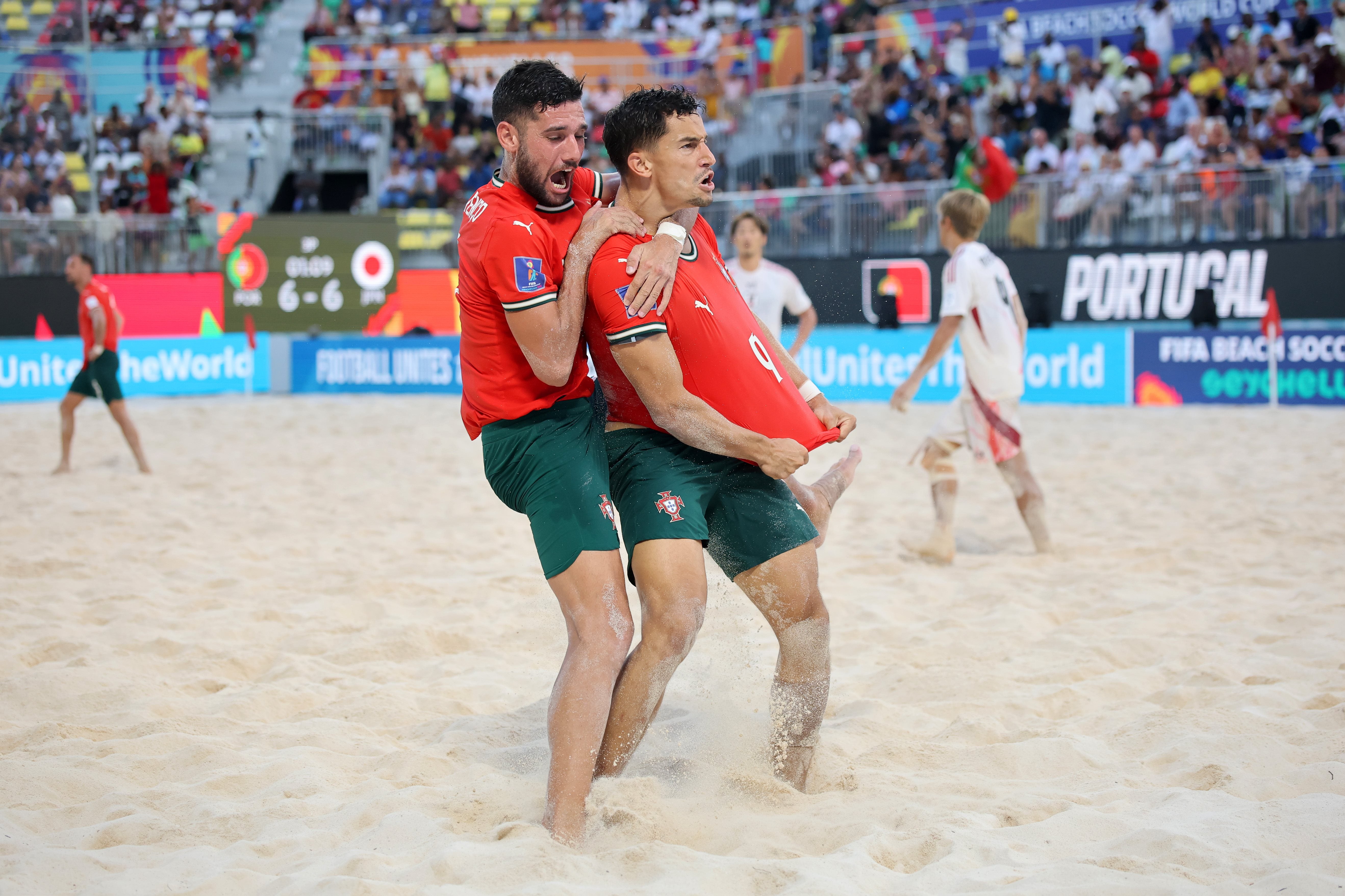 Portugal goleia na estreia de Bruno Torres como selecionador de futebol de praia