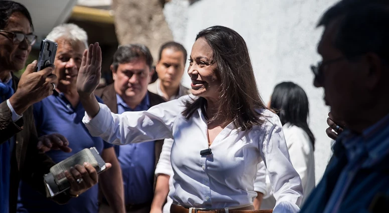 Maria Corina Machado continua a ser a voz mais ativa da oposição venezuelana
