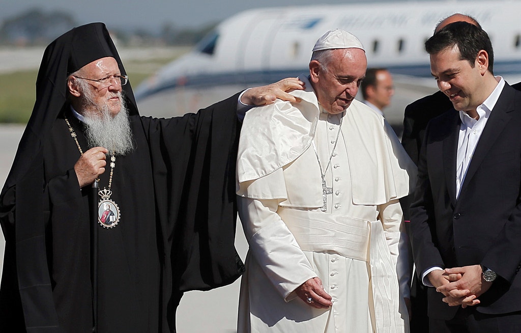 Imagem ilustrativa: Francisco em Lesbos