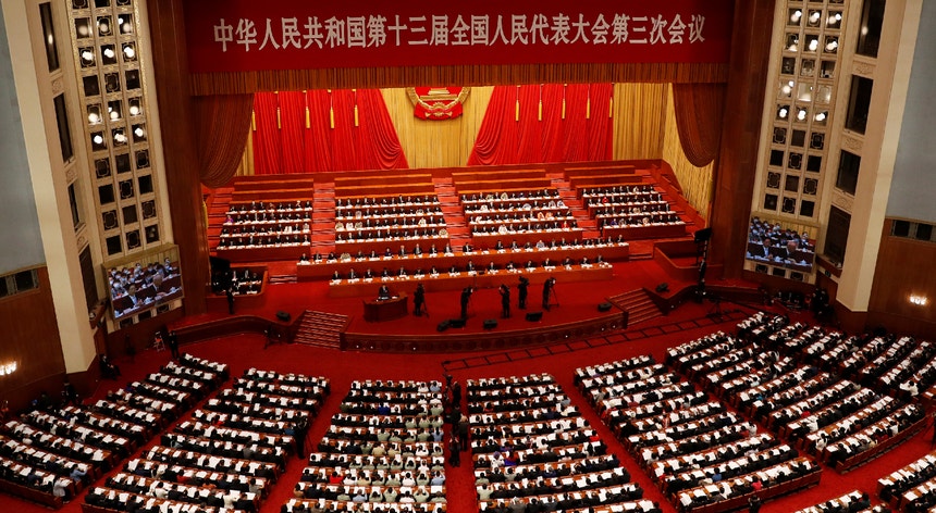A sessão plenária da Assembleia Nacional Popular, órgão máximo legislativo da China, é o evento político anual mais importante desse país.
