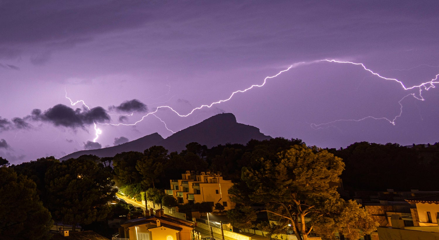 Chuva e raios