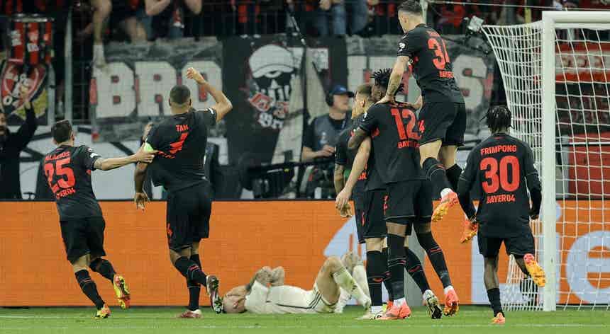 Bayer Leverkusen e Atalanta vo discutir a final da Liga Europa de futebol