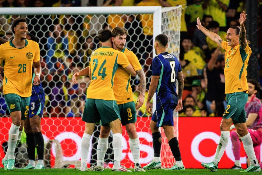Brasil vence Austrália com Circati a marcar e Irankunda a cometer penálti