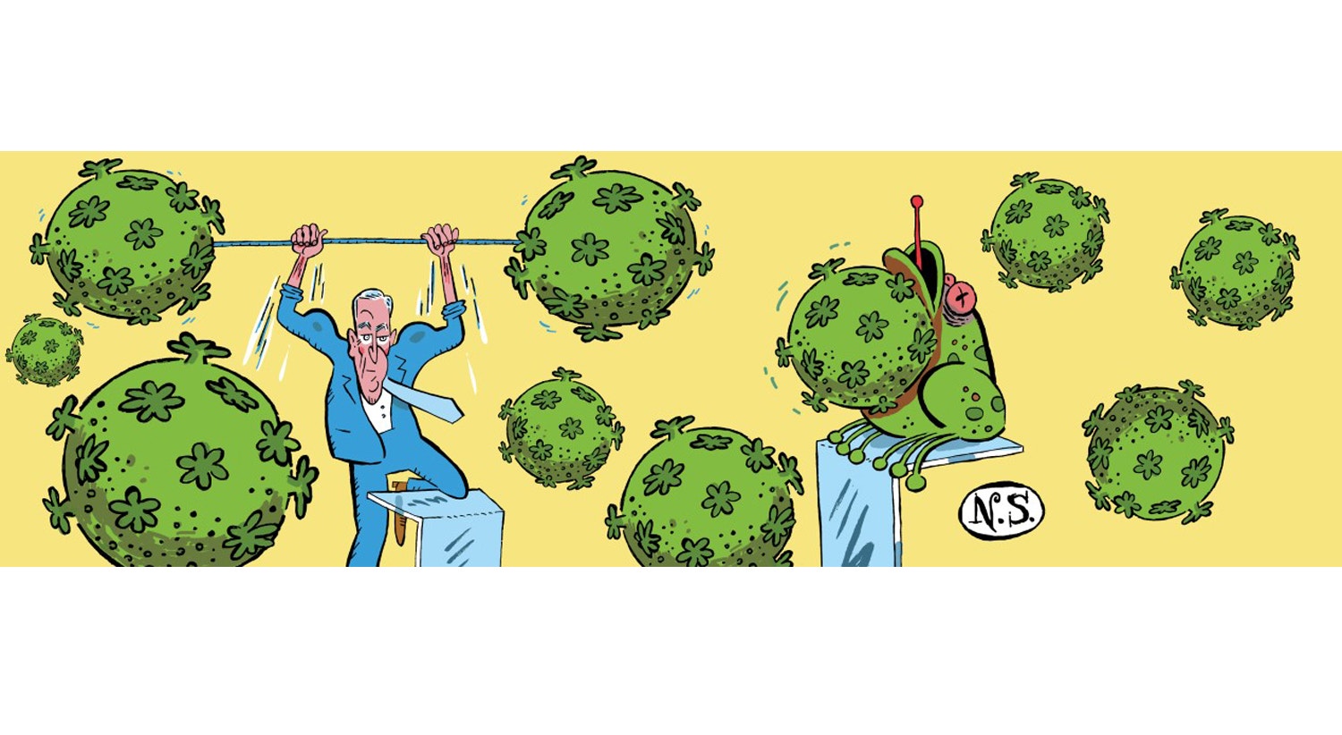  &ldquo;O ALTER HALTEROFILISTA&rdquo; - Ilustrador Nuno Saraiva 