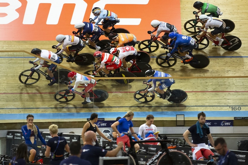 Portugal com resultados modestos na terceira jornada do Europeu de ciclismo de pista