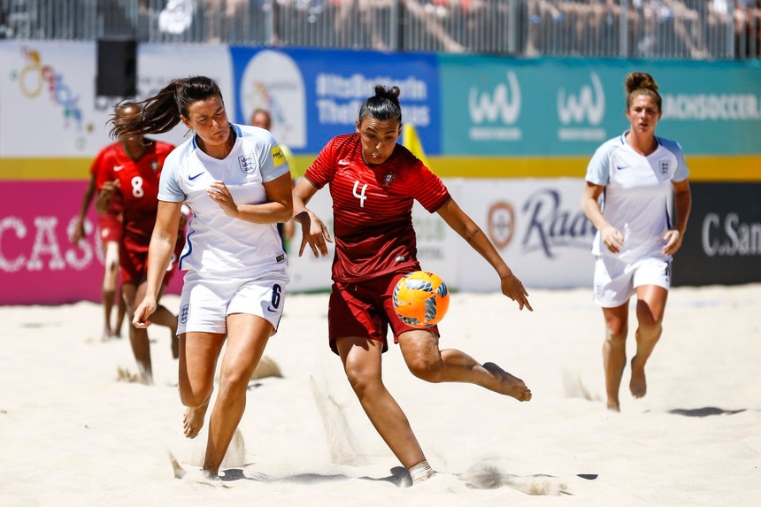 Campeonato feminino de Beach Soccer