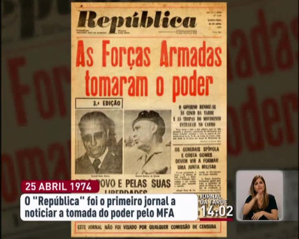 A 25 De Abril De 1974 Saíram Os Primeiros Jornais Sem Censura 2682