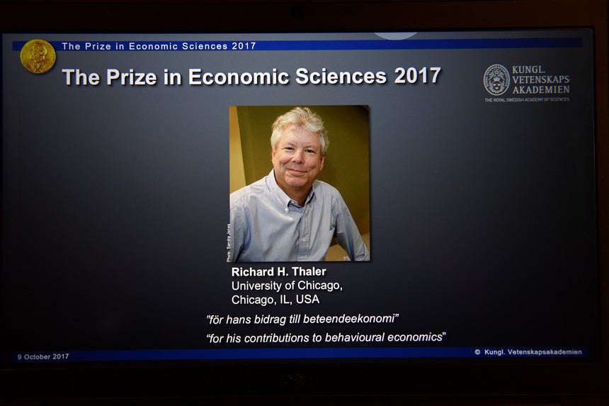 Nobel da Economia para Richard H. Thaler