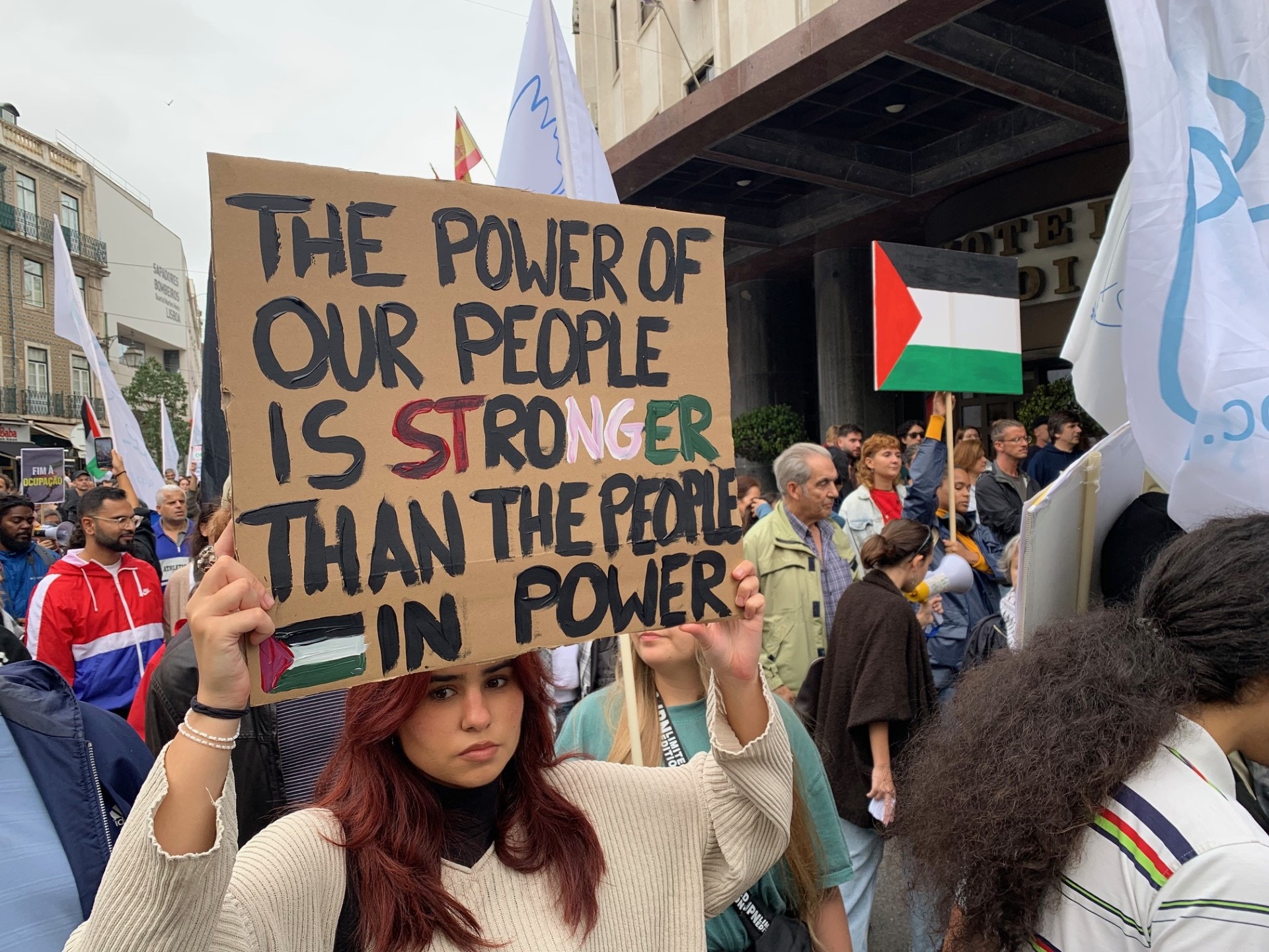  Manifesta&ccedil;&atilde;o em Lisboa. Foto: Ant&oacute;nio Antunes - RTP 