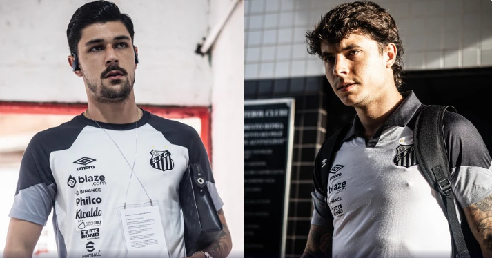 Os dois futebolistas são provenientes do Santos
