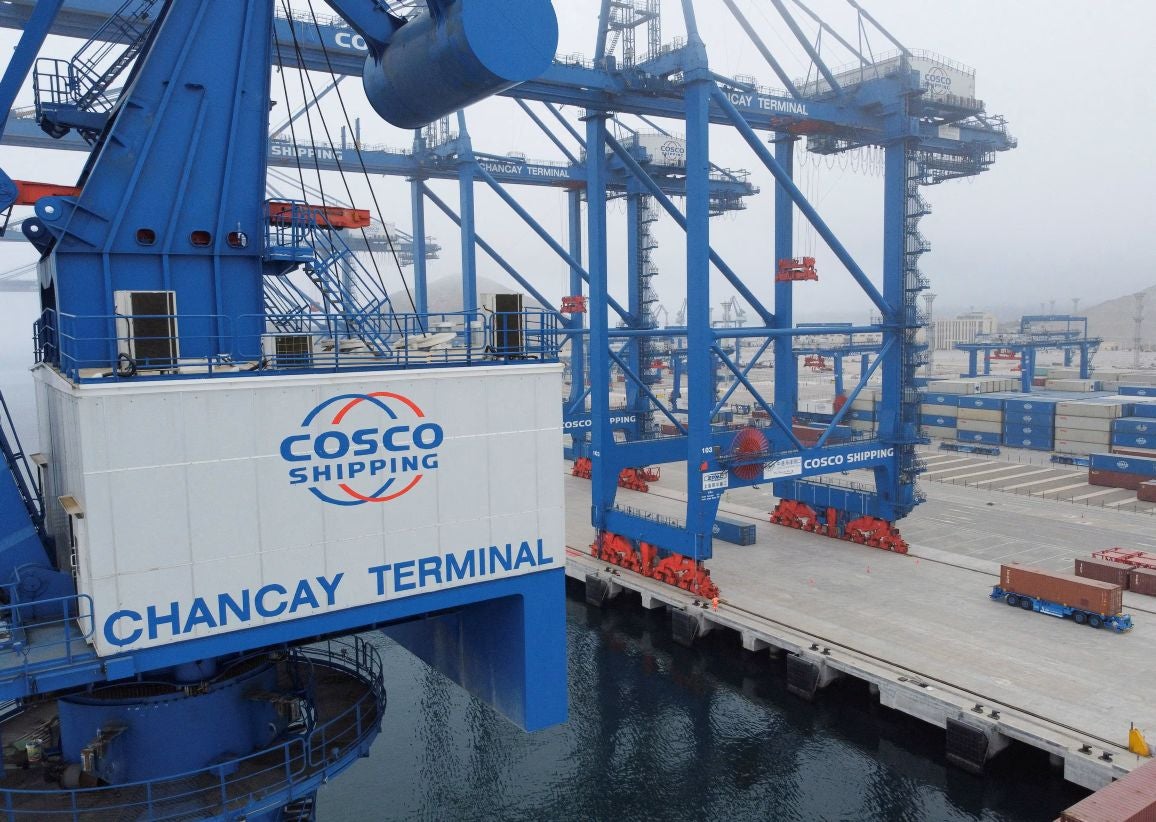 China rejeita críticas dos EUA sobre controlo do porto de Chancay, no Peru