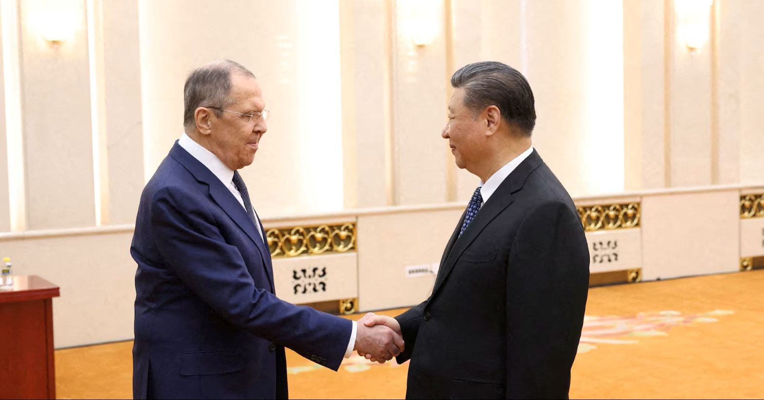 Presidente chinês recebe chefe da diplomacia russa