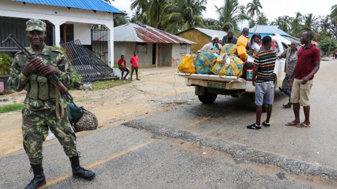 Imagem de 5 anos de terrorismo em Moçambique