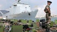 Navio Patrulha  da marinha Portuguesa atracou  na ilha de São Vicente