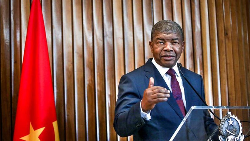 Imagem de João Lourenço está na cidade de Kinshasa