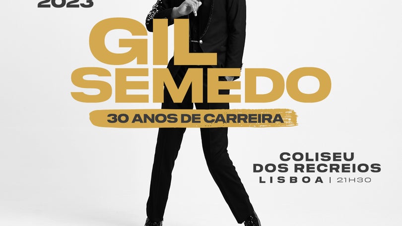 Gil Semedo sobe ao palco do Coliseu dos Recreios para celebrar 30 anos de carreira