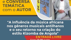 Imagem de Lançamento de livro ” Gigantes do Zouk” de Luís Paulo