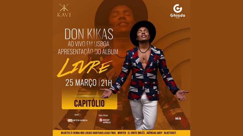 Imagem de Don Kikas marca concerto de apresentação do novo álbum