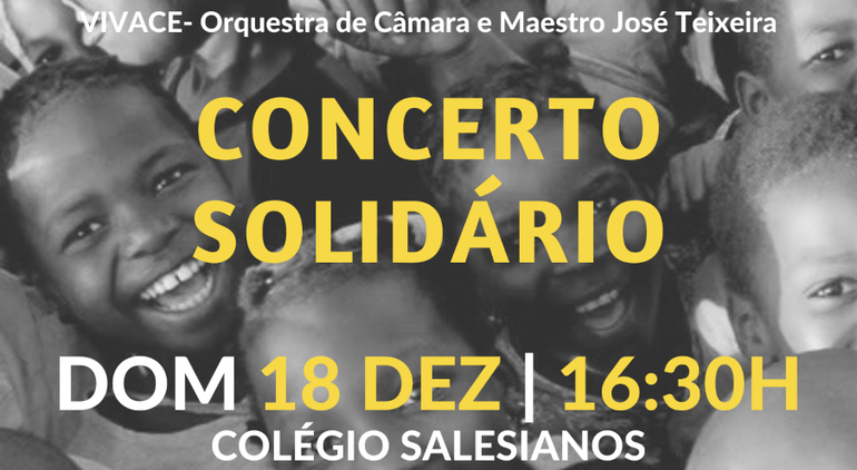 Concerto Solidário - Amigos de Inharrime dia 18 de dezembro