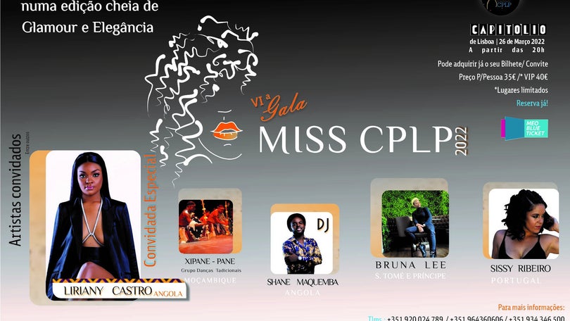 Imagem de Concurso de Beleza Lusófona – Miss CPLP 22