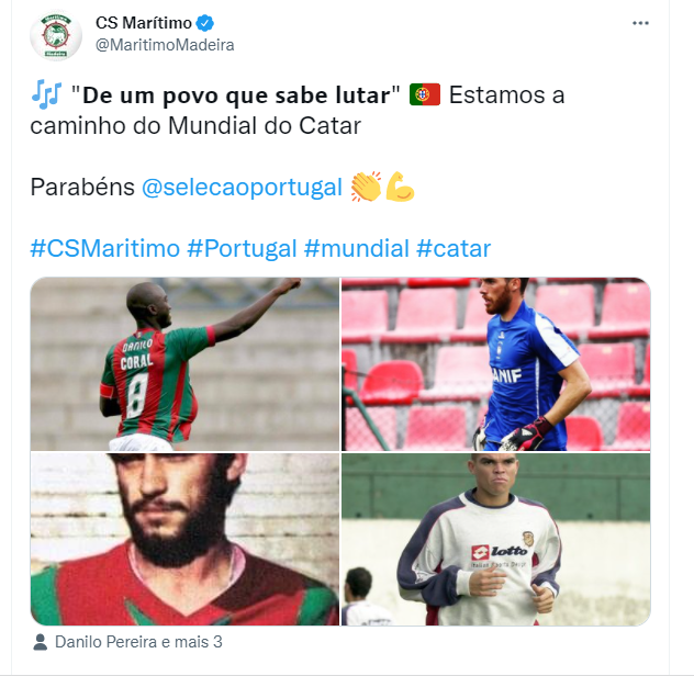 Marítimo relembra antigos jogadores para felicitar apuramento