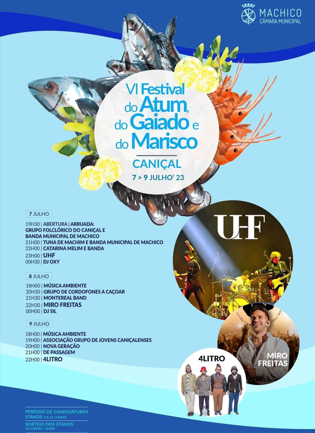 UHF marcam presença no VI Festival do Atum do Gaiado e do Marisco no Caniçal
