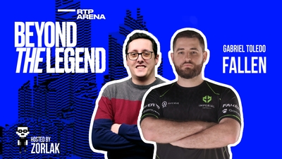 Beyond The Legend - zorlaK entrevista FalleN | RTP Arena