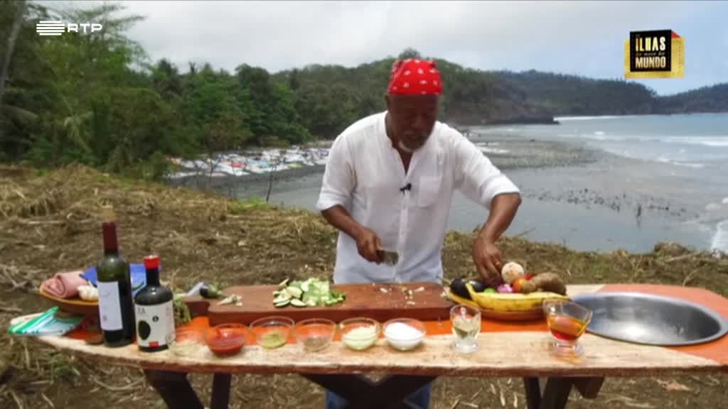 Imagem de As Ilhas do Meio do Mundo - Boca do Inferno - Água Izé / Mandioca e Matabala