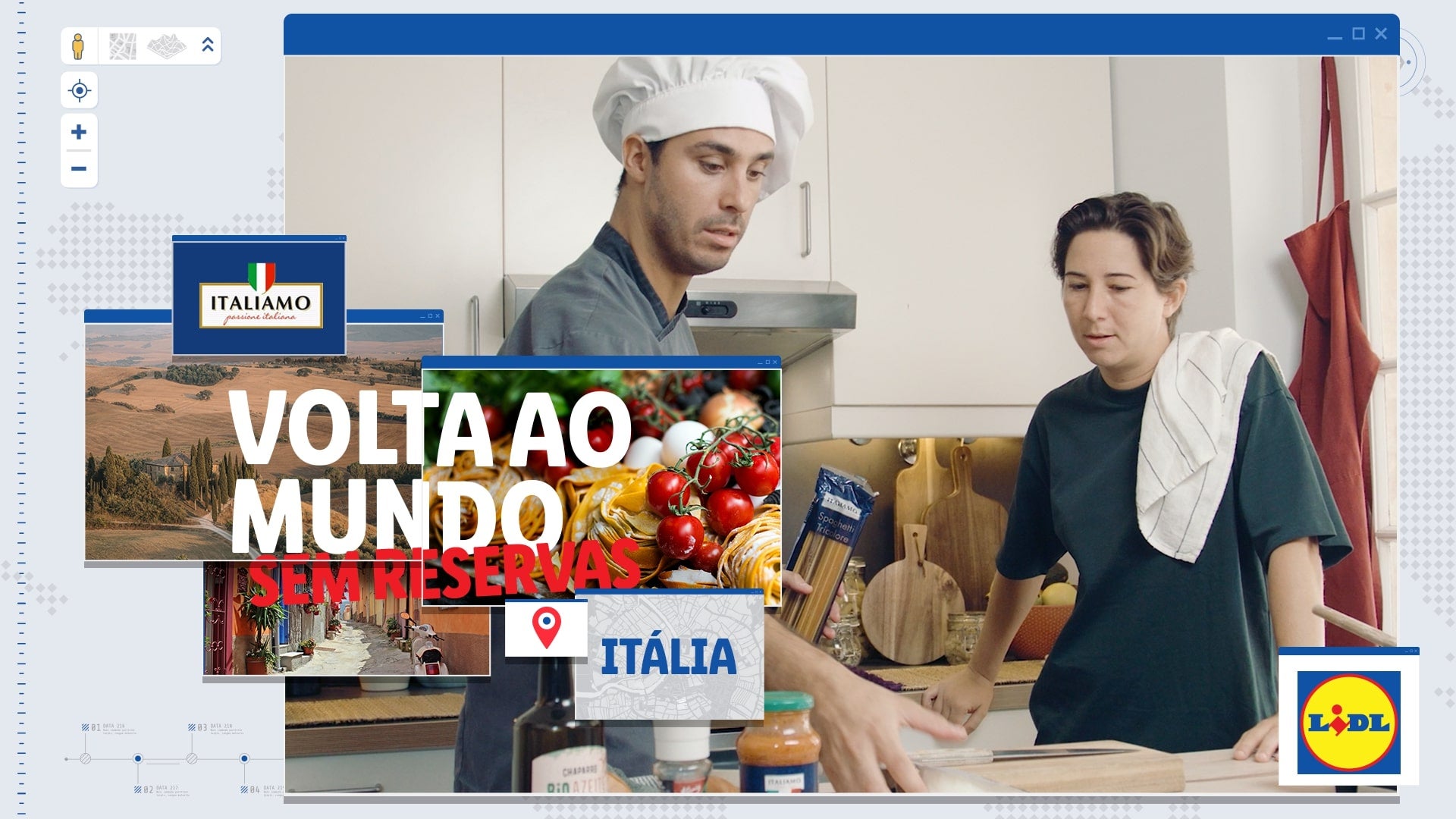 Imagem de Volta ao Mundo Sem Reservas - LIDL - Benvenuto in Itália!