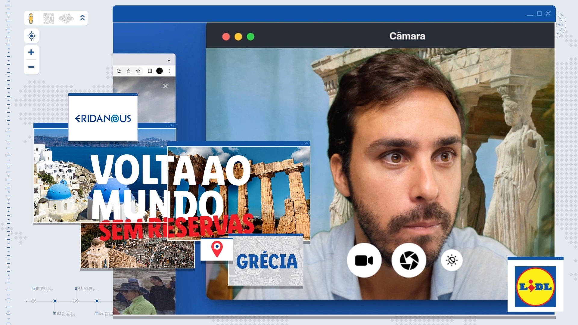 Imagem de Volta ao Mundo Sem Reservas - LIDL - Uma agência de viagens que não te leva à Grécia.