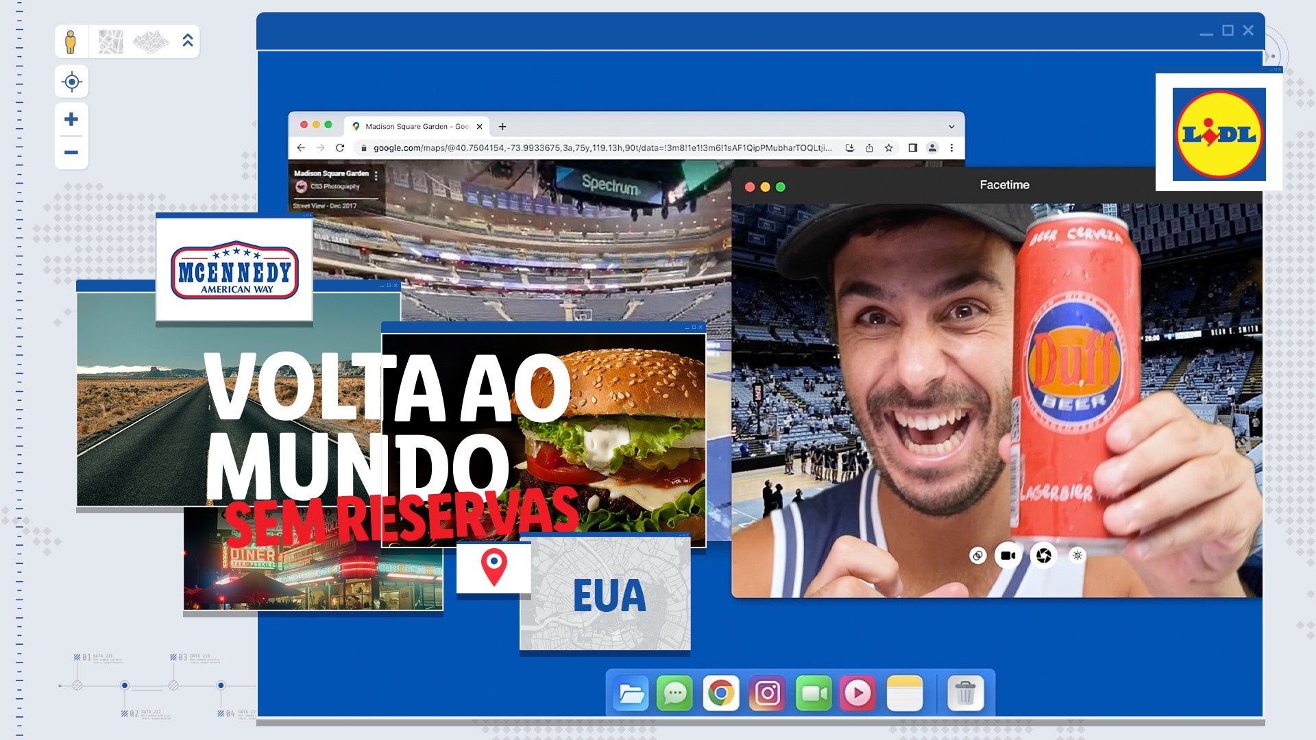 Imagem de Volta ao Mundo Sem Reservas - LIDL - Atestado Médico é o Bilhete para a América