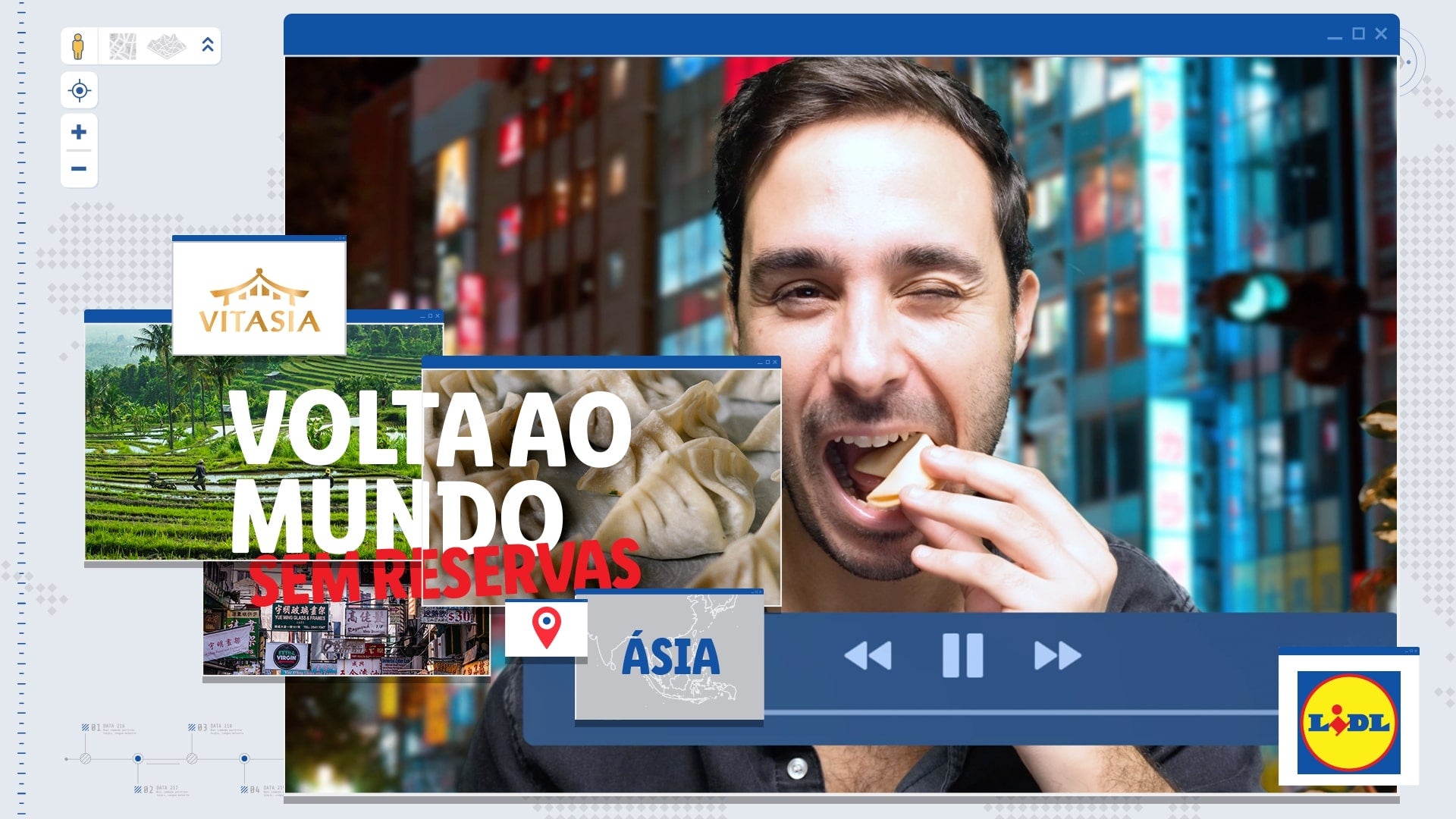 Imagem de Volta ao Mundo Sem Reservas - LIDL - E tudo começa pela procura da paz interior. Next stop: Ásia!