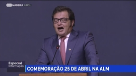 Sessão comemorativa do 25 de Abril