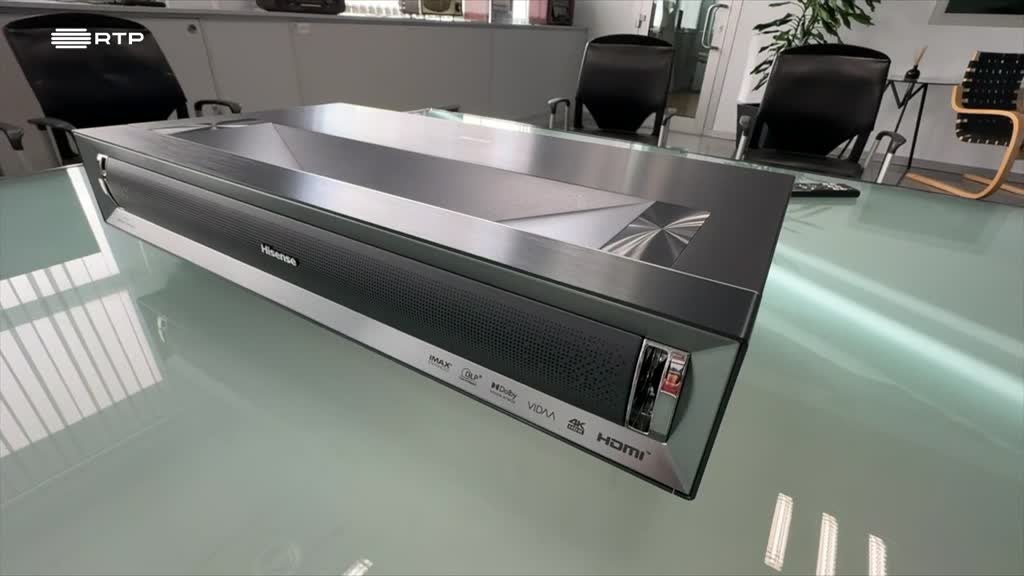 Imagem de TecNet - Projetor Hisense PX3; Google Gemini Workspaces; Mario Party Jamboree